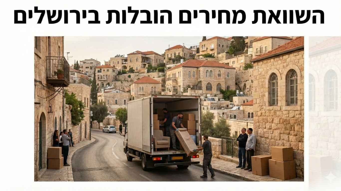 השוואת מחירים הובלות בירושלים